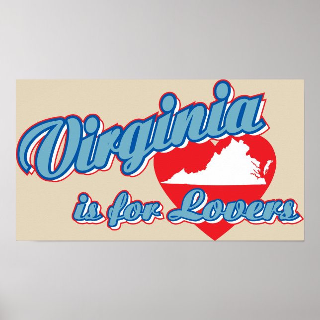 Póster Virginia es para los amantes (Frente)