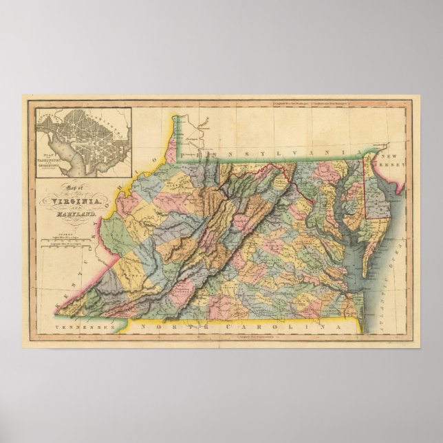 Póster Virginia, Maryland 2 (Frente)