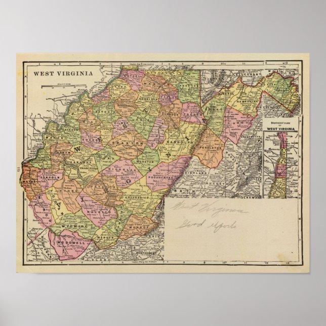 Póster Virginia Occidental (Frente)