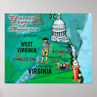 Póster Virginia Occidental
