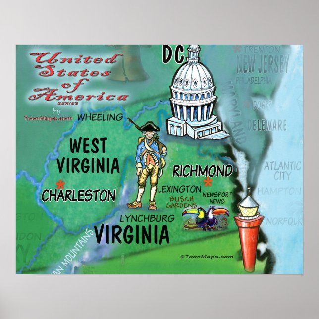 Póster Virginia Occidental (Frente)