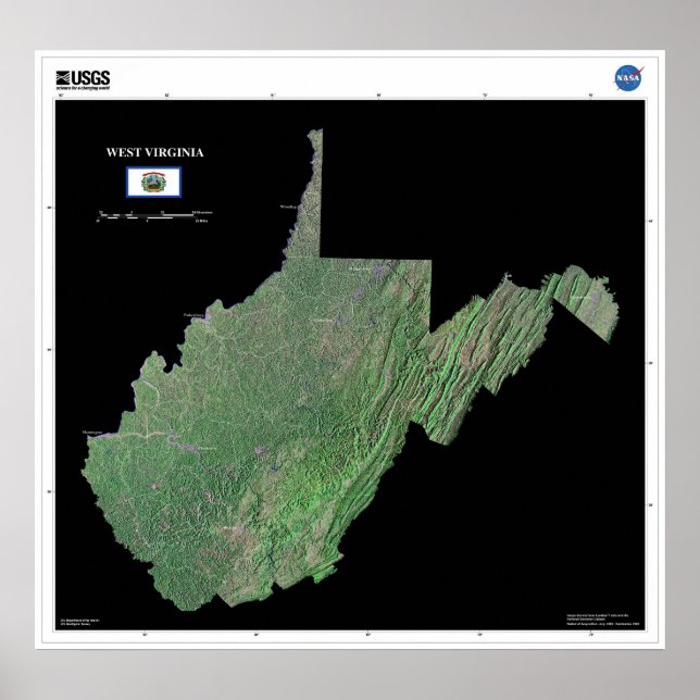 Póster Virginia Occidental (Frente)