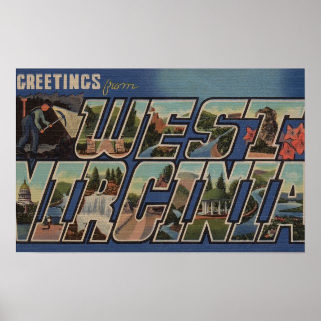 Póster Virginia Occidental (mina de carbón) - Escenas de  (Frente)