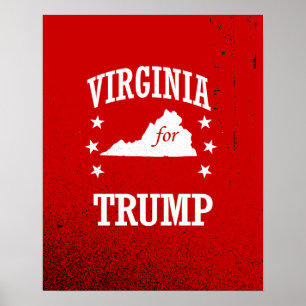 PÓSTER VIRGINIA PARA TRUMP