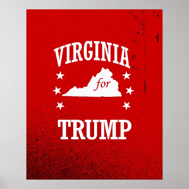 PÓSTER VIRGINIA PARA TRUMP (Frente)