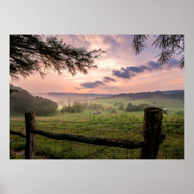 Póster Virginia Sunset (Frente)