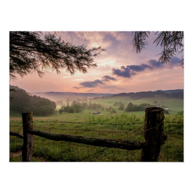 Póster Virginia Sunset (Anverso)