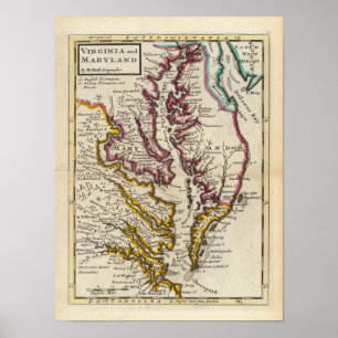 Póster Virginia y Maryland