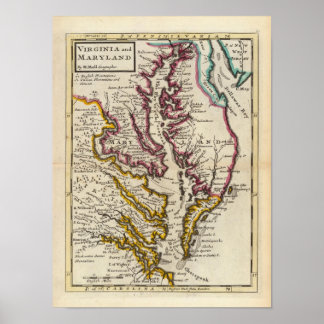 Póster Virginia y Maryland