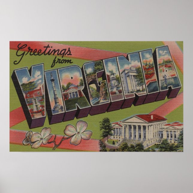 Póster VirginiaLarge Letter ScenesVirginia 5 (Frente)