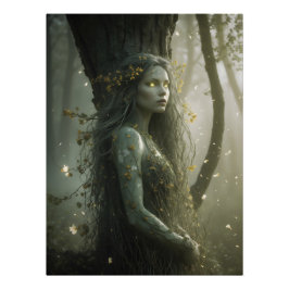 Póster Virgo Dryade – Mythische Bosziel