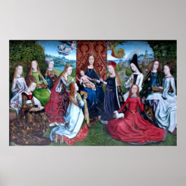 Póster Virgo inter Virgines (M 070) sin fronteras