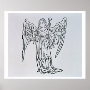Póster Virgo (la Virgen) un ilustracion del 'Poeti