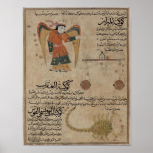 Póster Virgo, libra y escorpión