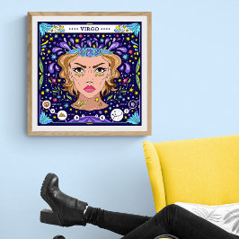 Póster Virgo: “Pura Perfección” Zodiaco