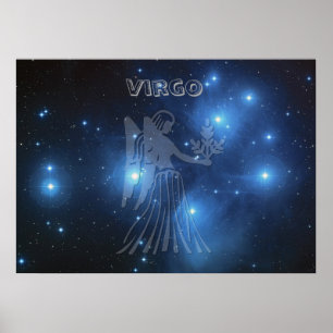 Póster Virgo transparente