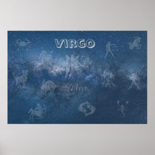 Póster Virgo transparente