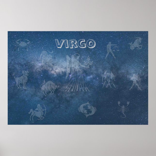 Póster Virgo transparente (Frente)
