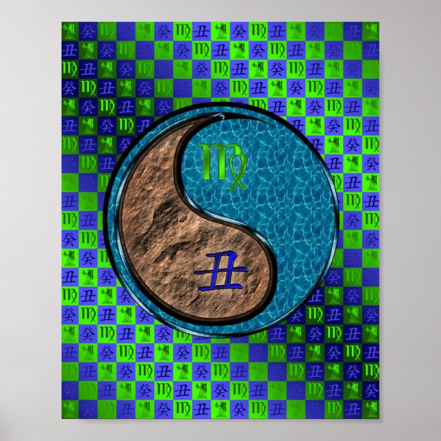 Póster Virgo y Ox de Agua (Frente)