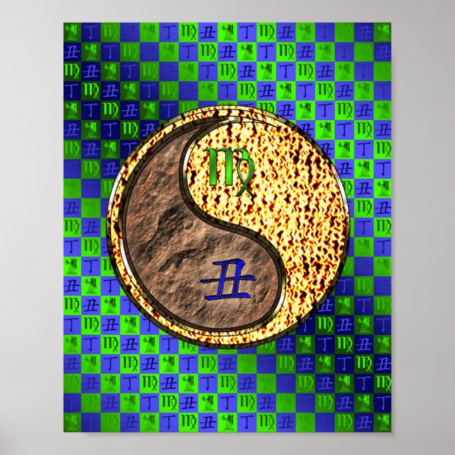 Póster Virgo y Ox de incendios (Frente)