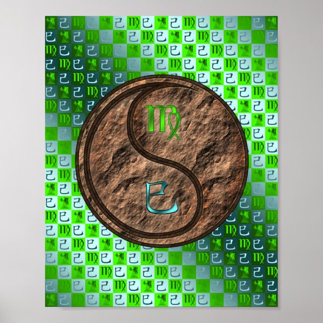 Póster Virgo y Serpiente de la Tierra (Frente)