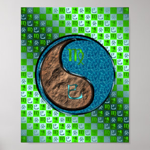 Póster Virgo y Snake Agua