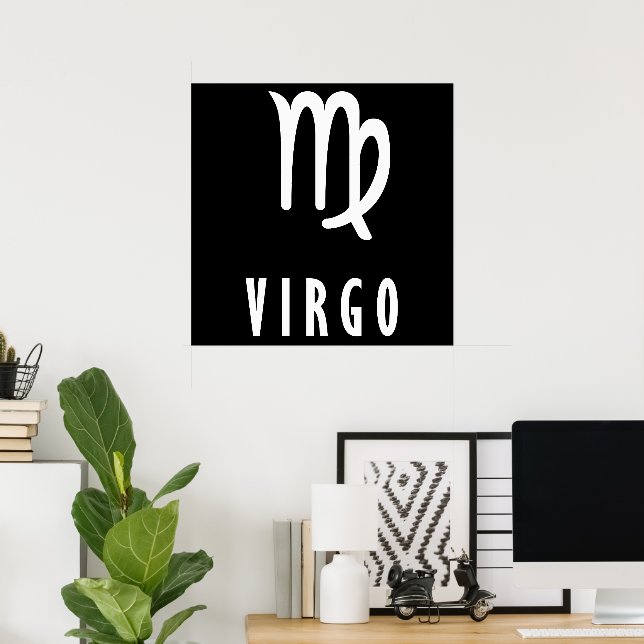 Póster Virgo zodiac (Oficina en casa)