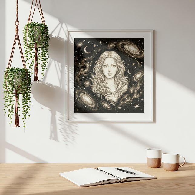 Póster Virgo Zodiac Celestial Astrology (Subido por el creador)