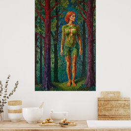 Póster “Viridra’s Portrait” -  Veins of the Canopy