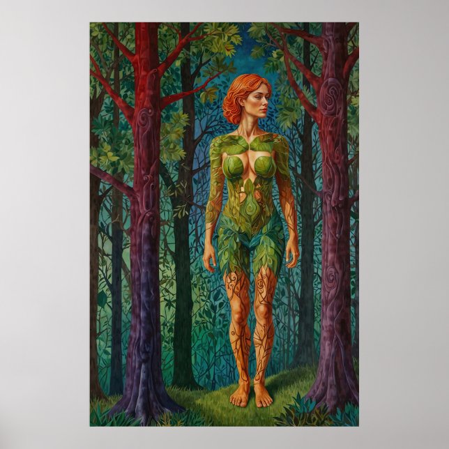 Póster “Viridra’s Portrait” -  Veins of the Canopy     (Frente)