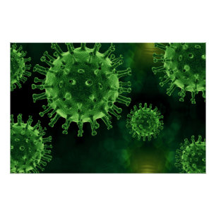 Póster Virus Covid Patógenos Infección