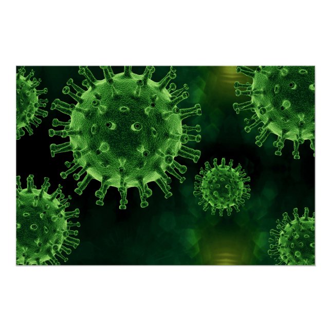 Póster Virus Covid Patógenos Infección (Anverso)