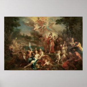 Póster Vision de Aeneas en los campos elíseos