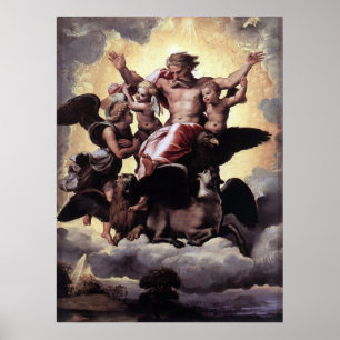 Póster Visión de Ezekiel - Raphael - c1518