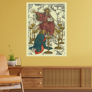 Póster Visión de los siete candelabros por Albrecht Dürer