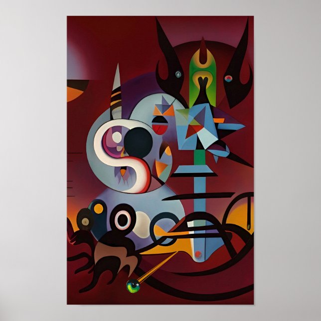 Póster Visión de un ritual nocturno - Ken Gage Art (Frente)