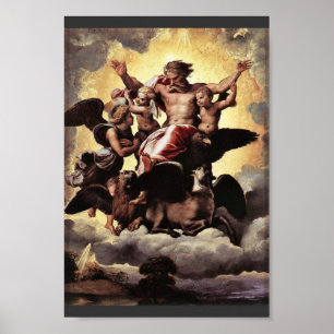 Póster Vision del profeta santo Ezekiel, por Raffael