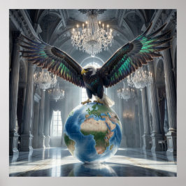 Póster Visión Global El Vuelo Iridescente