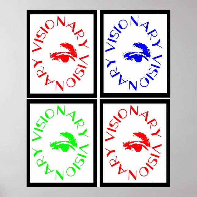 Póster Visionario (Frente)