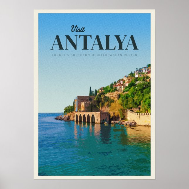 Póster Visit Antalya (Frente)