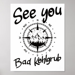 Póster Visita Bad Kohlgrub Alemania Ski C