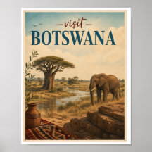 Visita Botswana Travel Vintage