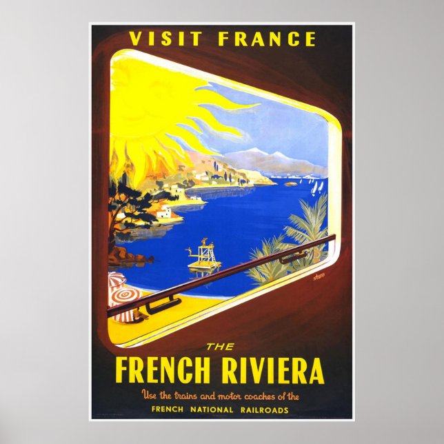 Póster Visita de cosecha Francia Imprimir (Frente)