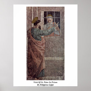 Póster Visita De San Pedro En Prisión Por Filippino Lippi