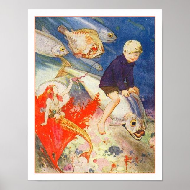 Póster Visita de Waterboy a la fábrica de harinas marinas (Frente)