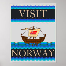 Póster Visita el Decor del hogar/ oficina de Noruega (12.