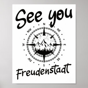Póster Visita Freudenstadt Alemania Vacation Ski C