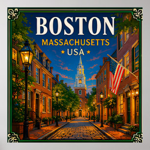 Póster 🍁 Visita histórica a Boston Massachusetts 🍁