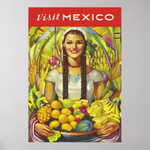 Póster Visita México