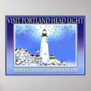 Póster Visita Portland Head Light 1791